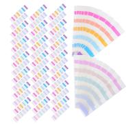 VILLCASE 600pcs Multicolor Book Index Tabs Sticky Annotation Flags with Adhesive Writable Transparent Page Markers for Notebooks Planners Journaling and Document Organization
