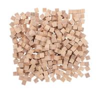 VILLCASE 600pcs Unfinished Wood Cubes DIY Pine Blocks for Crafts and Shower Projects Smooth Edges Safe for Painting Puzzle Making and Educational Use