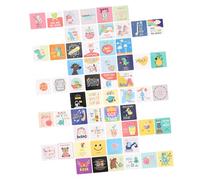 VILLCASE 60pcs Cute Cartoon Printing Lunch Box Note Cards for Boys and Girls Mini Note Cards Positive Messages for Boy Girl's Lunchbox Back to School Birthday Party Favors