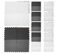 VILLCASE 60pcs Disposable Party Napkins 3-Color Set White Gold and Silver Foil Edge 25x25cm Elegant Paper Napkins for Birthday BBQ Shower Table Decor