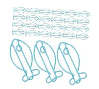 VILLCASE 60pcs Fish Shaped Metal Paper Clips Deformation Multi Function Animal Shaped Clips for Office School Projects File Organization and Home Use