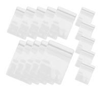 VILLCASE 60Pcs Self Seal Jewelry Bags Set, High Transparency PVC Anti-Oxidation Pouches for Earrings Necklace Rings Storage, 3 Sizes (4X6Cm, 6X8Cm, 8X12Cm) Suitable for Jewelry Packaging