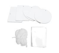 VILLCASE 61pcs Car Aromatherapy Felt Pads DIY Air Freshener Refill Discs Convenient to Carry and Store Easy to Operate for Car Interior Accessories
