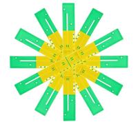 VILLCASE 6pcs Beehive Entrance Reducer Plastic Hive Escape Gate for Beekeepers Anti-escape Hive Tool with Ventilation for Colony Protection and Controlled Entry