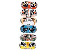 VILLCASE 6Pcs Beijing Facial Makeup Pattern Webcam Cover Durable Slide Privacy Protectors for Laptop Tablet Easy Adhesive Design Safe Material for Privacy Protection