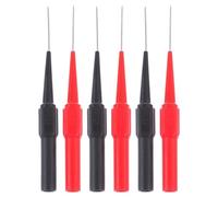 VILLCASE 6PCS Multimeter Probes Needle Test Pin, Automotive Back Probe Pin, Multimeter Wire Piercing Needle Test Lead for Electronic Socket Plug Car Testing