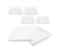 VILLCASE 6pcs Plastic Stepping Stone Mold for Yard Projects and Garden, Square Cement Floor Mould with Smooth Surfaces and Easy Operation, 12x12 Inch Sturdy Path Floor Mold for DIY