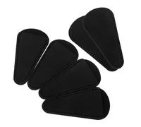 VILLCASE 6pcs Pu Leather Scissors Protective Cover Scissor Tips Safety Sheath Reusable Storage Sleeve for Sewing Craft Salon for Cutting Tools and Hairdressing Scissor Protection