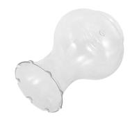 VILLCASE 6Pcs Shatterproof Plastic Vases for Hyacinth Forcing and Buds Small Hydroponic Flower Containers for Bulb Growing Multi-purpose Tabletop Decor for Weddings and Centerpieces