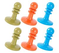 VILLCASE 6pcs Tent Pole Protective Cap Camping Anti Hat Tpu Insulated Lightweight for Outdoor Activities and Thunderstorm Weather Red Blue and Army Green