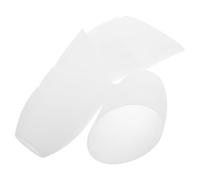 VILLCASE 6pcs White Plastic Lamp Shades Inclined Horseshoe Shape with 40mm Hole Diameter for Ceiling and Interior Decor, Smooth Material Built to Last, Suitable for Chandelier and Table