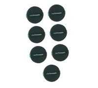 VILLCASE 7pcs Dual-Use Makeup Powder Puff Set, Round Non-Latex Cosmetic Sponges for Wet and Dry Foundation Application, Green Beauty Tool for Precise Makeup Blending