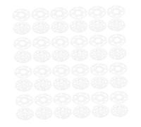 VILLCASE 80 Sets Clear Plastic Snap Fasteners Invisible Sew Press Studs for Clothing DIY Crafts Round Transparent Sewing Snaps for Shirts Garments Durable and Easy to Install