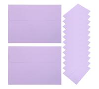 VILLCASE 80pcs Light Purple Small Blank Invitation Envelopes for Wedding Birthday Holiday Events Paper Greeting Card Postcard Money Envelope