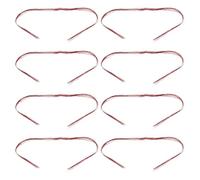 VILLCASE 8pcs Braiding Hair Rope with Holographic Threads Resistant to Breakage Pet Hair String for Braids Suitable for Parties and Daily Life