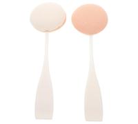 VILLCASE 8pcs Dual-sided Makeup Sponge Puff Set, Soft Sponge and Plastic Material for Versatile Usage, Applying Loose Powder and Liquid Cream, Beauty Puff for Face Makeup