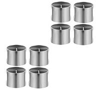 VILLCASE 8pcs Gas Stove Metal Knobs Replacement for Kitchen Essentials Stove Knob Controls for Home Use for Oven and Hob