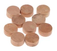 VILLCASE 8pcs Khaki Wood Trumpet and Trombone Water Key Cork Pads Replacement Soft Instrument Accessories to Protect the Instrument and Ensure Safe Playing