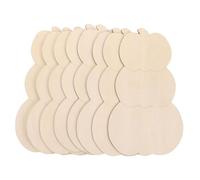 VILLCASE 8pcs Natural Wood Pumpkin Cutouts for DIY Crafts Unfinished Stacked Pumpkin Shapes for Halloween Thanksgiving Fall Decorations Blank Wood Slices for Painting and Art Projects