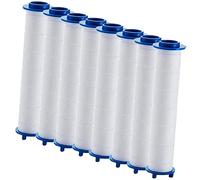 VILLCASE 8pcs Shower Filter Head Inline Hard Water Filter Shower Bath Purifying Shower Spray Replacement Filtering Filters Hard Water Shower Filtered Filter Cotton Pp