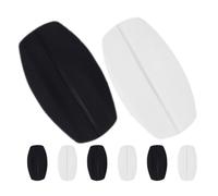 VILLCASE 8pcs Silicone Bra Strap Slip Prevention Pads for Women, Soft Non-slip Shoulder Strap Cushions with Decompression and Enhanced Support, for Backless and Lowneck Fashion