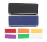 VILLCASE 8Pcs Silicone Watch Band Keeper Rings 14Mm Multi-Color Watch Strap Loops Anti-Fall Buckle Ring Set for Smartwatch Accessories