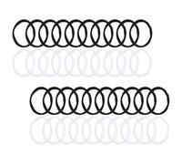 VILLCASE 96pcs Elastic Loops for Weaving Pot Holders, Versatile Acrylic Fibers Craft Loops Refill Kit for DIY Crafting Projects and Potholder Weaving Looms