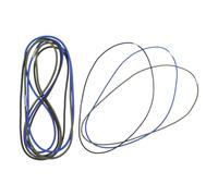 VILLCASE 9Pcs Trash Bag Elastic Bands 70Cm Perimeter Black Blue Dark Green Garbage Can Securing Straps for Kitchen Office School Outdoor Use