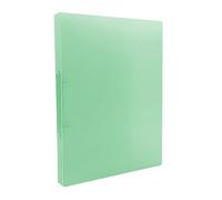 VILLCASE A4 2-Ring Loose Leaf Binder Document Folder Green, Office and School Desktop File Organizer for Important Documents and Medical Records