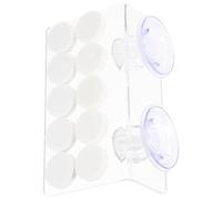 VILLCASE Acrylic Coral Frag Holder for Fish Tank with Multifunctional Scaffold and Safe Material White Small Coral Base Stand Propagation and Decoration