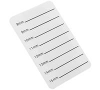 VILLCASE Acrylic Eyelashes Tray Portable and Not Easy to Break for Lash Extensions 8-15mm White Lash Holder Tray for Cosmetics and Makeup Artist
