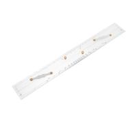 VILLCASE Acrylic Parallel Ruler High Precision Navigation Drafting Tool for Nautical Charts Coastal Piloting Sailing Chart Plotting Durable Design