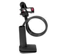VILLCASE Adjustable Phone Holder and Spiral Base with Double Clips Strong and Stable Abs and Aluminum Alloy Clamp-on Bracket to 6.3 Inch Compatible with Mobile Phones and Tablets