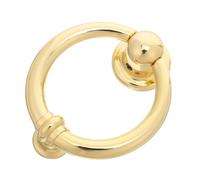 VILLCASE Alloy Front Door Knocker Ring - Classical Security Door Hardware for Exterior Entryway - Modern Vintage Style Home Knockers for Hotel and Household Use