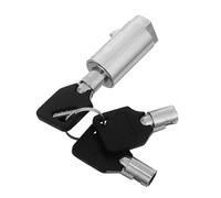 VILLCASE Aluminum Alloy Vending Machine Lock Core with Keys Cylinder Replacement for Soda Candy Snack Cabinets Fit Easy Installation Electroplated Finish