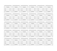 VILLCASE Aluminum Eyeshadow and Lipstick Storage Tray Lightweight Silver 30pcs Pack, Safe to Use Cosmetics Container Makeup Organizer Case for Travel and Home Daily Use