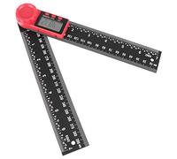 VILLCASE Angle Ruler,ABS Stainless Steel Vernier Caliper 200mm Digital Display Angle Protractor Measuring Tool Caliper with Button Battery for Home Architect Precision Measurements Working Stable