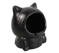 VILLCASE Ashtray Cute and Creative Ceramic Cat Shaped with Large Capacity and Versatile Application Decorative Ash Tray for Home, Office, Porch, and Bar Use