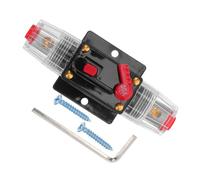 VILLCASE Auto Reset Circuit Breaker Fuse Holder Manual Reset Inline Fuse for Car Rv Boat Electrical Systems Overload Protection with Heat Impact Resistance