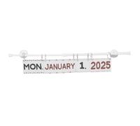 VILLCASE Back to School Boho Classroom Calendar with Date Cards, Magnetic Holder for Teachers, Large Visual Design Flip Calendar for Classroom and Home Office Educational Spaces