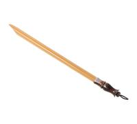 VILLCASE Bamboo Calligraphy Dip Pen with Flat Tip, Vintage Rustic Style, Meticulously Crafted by Hand for Easy Control of Ink Flow, for Ceramics Sculpture and Cultural Preservation