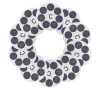 VILLCASE Bathtub Temperature Label and Adhesive Thermometer Sticker 10pcs Round Pet with Liquid Crystal Colorchanging Technology for Bath Water Safety at Home