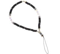 VILLCASE Beaded Lightweight a Practical Feature Material Clay, Polymer Phone Charm Wrist Strap with Anti-lost Lanyard for Mobile Suitable Cameras Devices