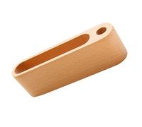 VILLCASE Beige Lacquered Wooden Cardcase Desk Business Cards Holder Made of Solid Beech with Multi-function Use Stylish Simple Design High-end Atmosphere Elaborate Craftsmanship for Office