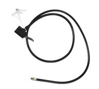 VILLCASE Bicycle Pump Hose Replacement 80cm with Black Metal Valve Adapter Air Compressor Accessories Kit for Bike Inflation Compatible with Presta Standard French Valves