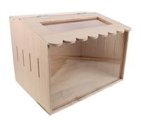 VILLCASE Bird Brooder Box and Easy Maintenance with Quiet Growth Environment Multilayer Wooden and Acrylic Structure for Chicks, Ducklings and Quails for Poultry Breeding and