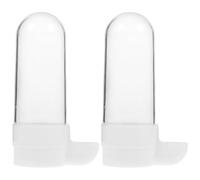 VILLCASE Bird Feeder and Water Dispenser with Multi-purpose Holder 2 Pieces Easy to Eat Or Drink Random Color for Birds Cage for Travel and Outdoor Use