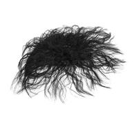 VILLCASE Black Fiber Hair Topper for Women with Undetectable Integration and Realistic Appearance, Clip-in Hairpiece Suitable for Daily Life and Parties, Invisible Wiglets for Natural