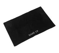 VILLCASE Black Rectangular Makeup Tablecloth for Offsite Work and Studios, Cloth Material with Wrinkle-resistant and Easy-to-fold Features, Makeup Table Protector for Professional Artists