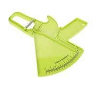 VILLCASE Body Fat Caliper Skinfold Measuring Tool Green Handheld Body Fat Calculator for Men and Women Fitness Assessment